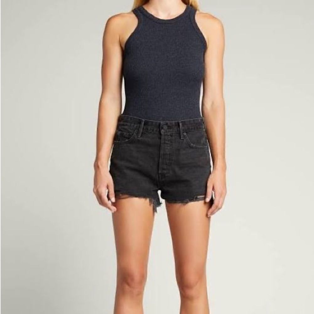 GRLFRND The Helena High Rise Cut Off Shorts